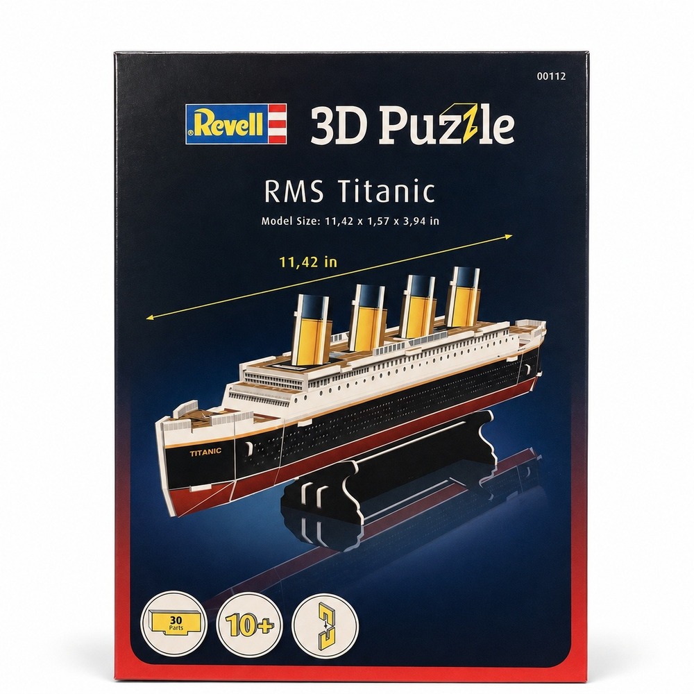 Revell 3D Puzzle RMS Titanic Model Ship Kit 00112 30 Pieces New